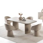 Elegance Dining Room Table + 6 Chairs