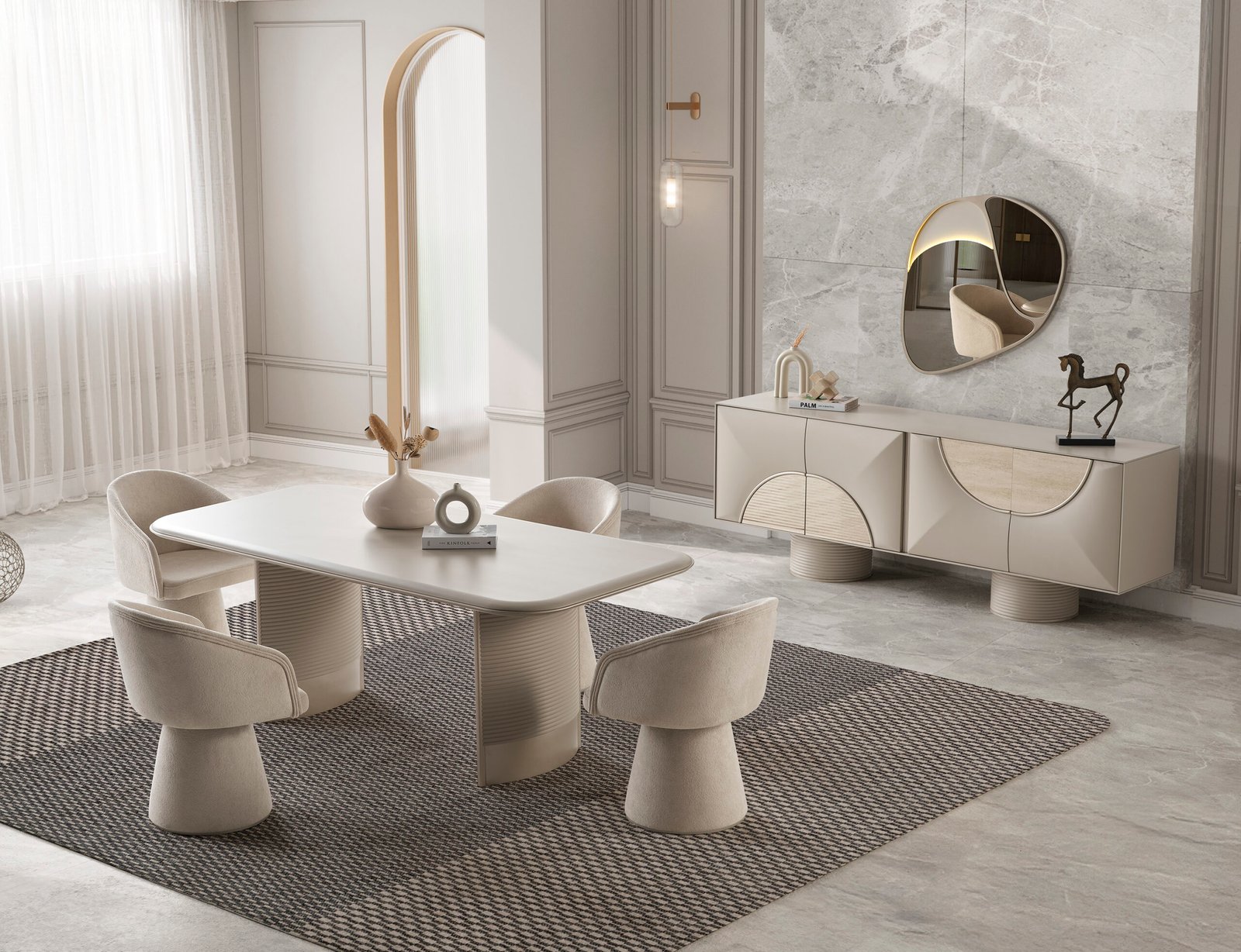 NEK-2868 r copy Elegance Dining room Set - الصورة 1