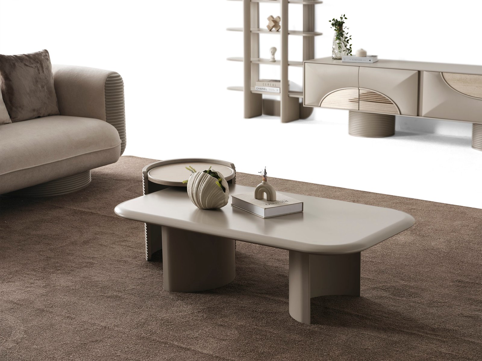 NEK-2905 copy Elegance Wall Unit Coffee Table - الصورة 1